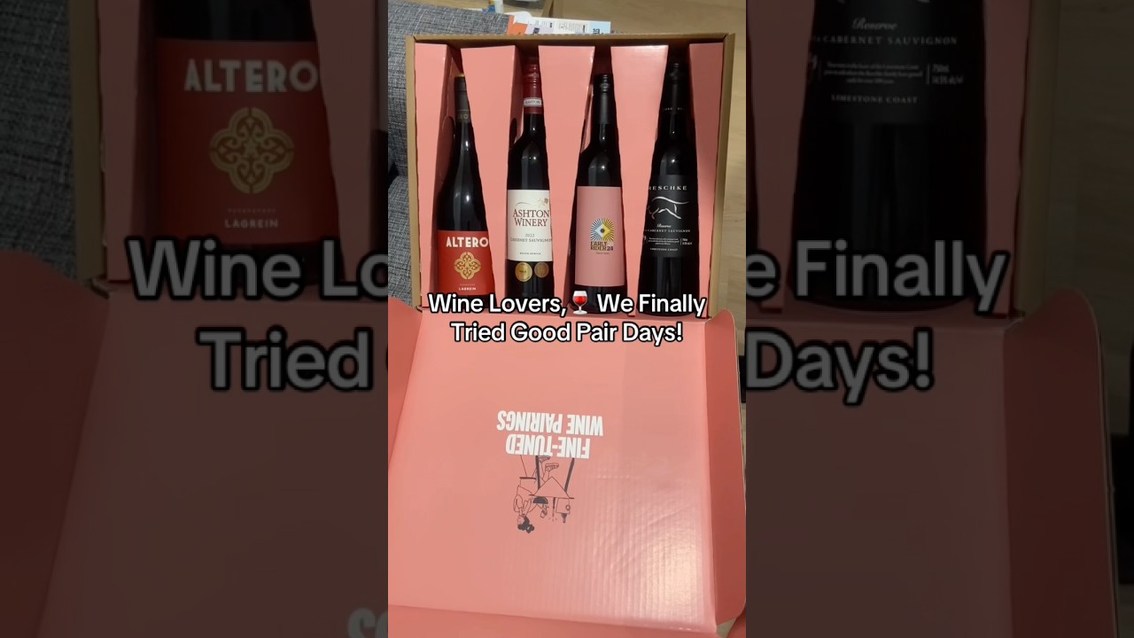 Unboxing Good Pair Days! 🍷