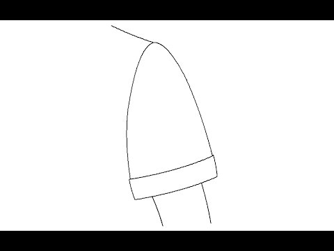 باترون الكم الأساسى Drawing Pattern sleeve basic