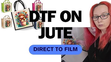 Direct to Film DTF on Tote Bags Tutorial