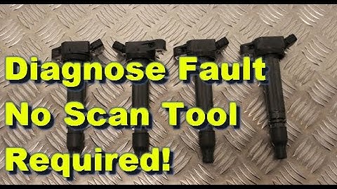 How to Diagnose Faulty Coil Pack without using a computer or OBD2 scan tools Check Engine Light
