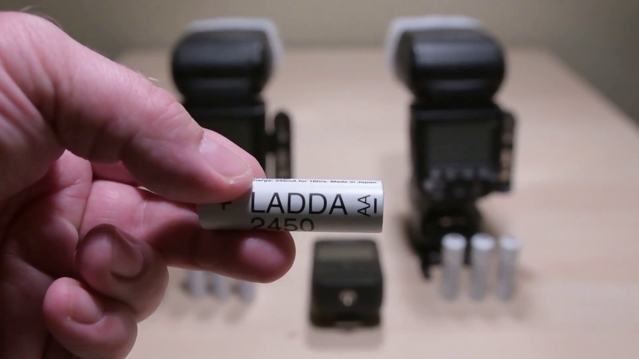 Panasonic Eneloop Vs IKEA LADDA Flash test (English captions)