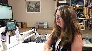 CrossHatch around Embroidery w PSP & RulerWork