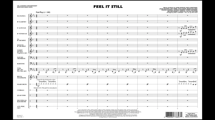 Feel It Still arranged by Matt Conaway