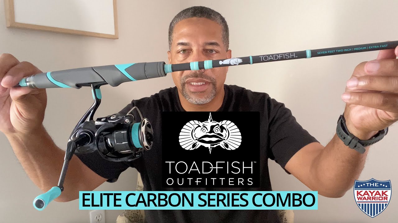 Toadfish 2500 Elite Carbon Spinning Reel & Rod Combo 7'2'' M-XF