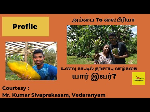 Profile | அம்பை To லைபீரியா | உணவு காட்டில் தற்சார்பு வாழ்க்கை | யார் இவர் ? |