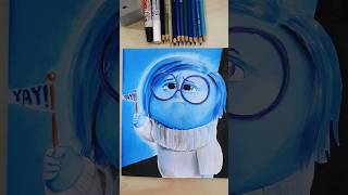Drawing Sadness from Inside Out 2💙 #insideout2 #sadness #disneypixar #drawing #artwork #pixar #art