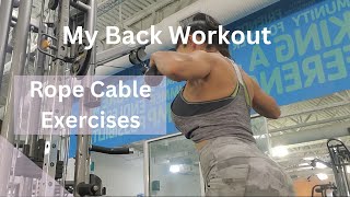 Rope Cable Back Workout