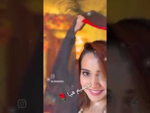 جمال ميت هودا بطلة مسلسل خفايا بي ملابس هندي من تصميمي بتمنى يعجبكم