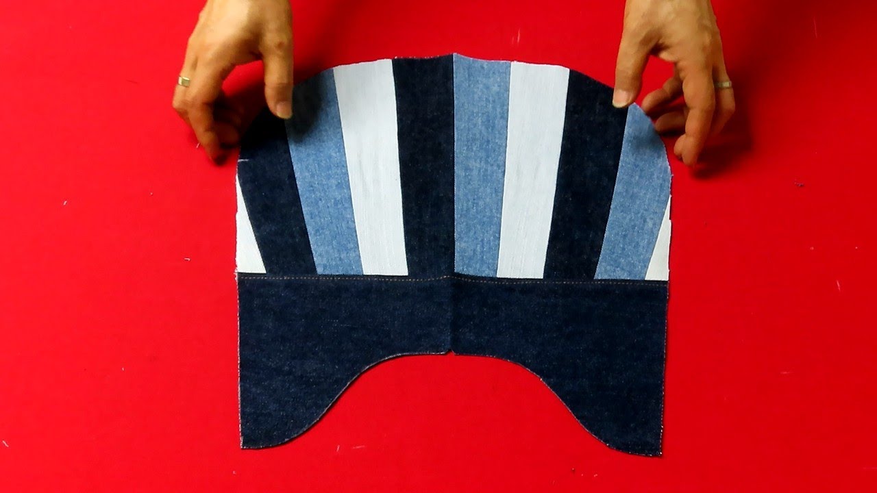 DIY안입는 청바지를 활용한 멋진 아이디어!/3 color patchwork shoulder bag/made of old jeans