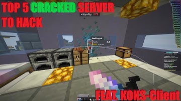TOP 5 CRACKED SERVER TO SWINDLE | BAD ANTICHEAT! | feat. Koks-Client