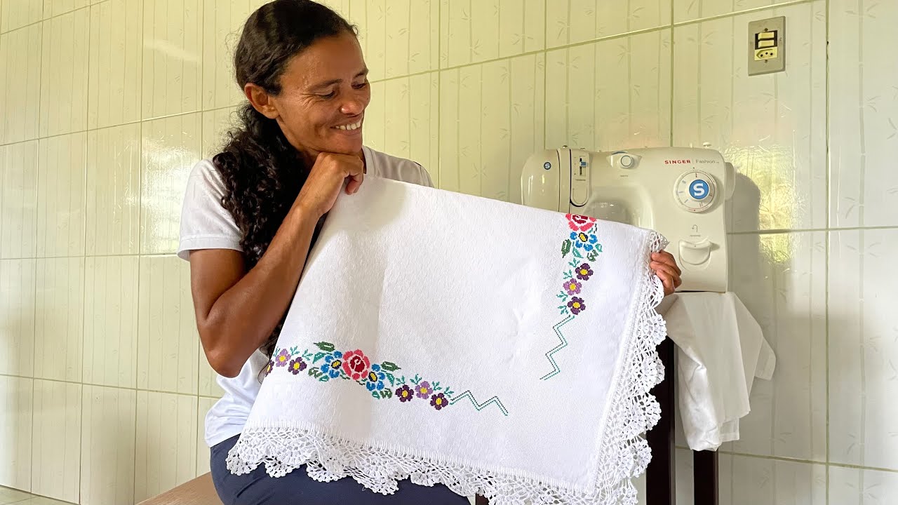 COMO ENGOMAR PEÇAS BORDADAS - SIMPLES E PRÁTICO