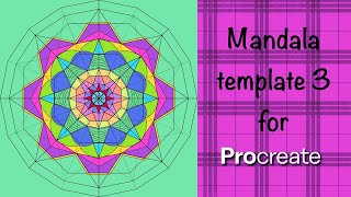 Mandala Template 3 for PROcreate