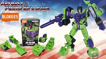 Patriot Prime Unboxes & Assembles Blokees Transformers Devastator Combining Accessory Kit