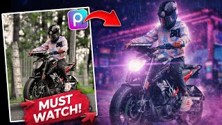 KTM 250 Bike poster design | PicsArt photo editing | mobile photoshop tutorial  screenshot 3