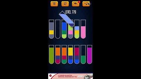 Water Sort Puzzle - Color Liquid Sorting Game Level 779 Solution
