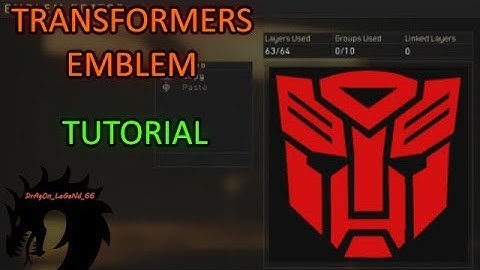 BLACK OPS 4 EMBLEM TUTORIAL: TRANSFORMERS AUTOBOTS EMBLEM (MIDDLE DIFFICULTY)