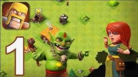 Clash of Clans - Gameplay Walkthrough Part 1 - Tutorial (iOS, Android)