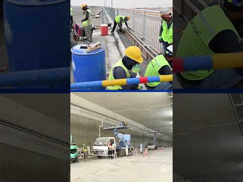 Construction continues at