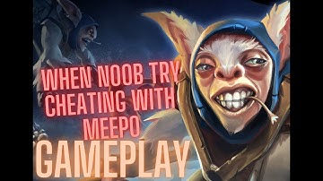 Dota 2 Hack | When noob try hacking with MEEPO with full script | Gameplay