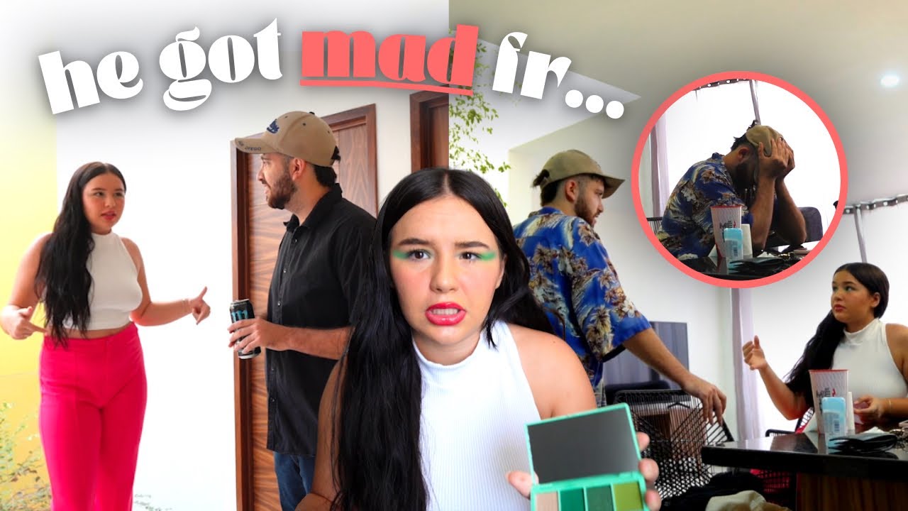 I DID MY MAKEUP HORRIBLE TO SEE HOW MY BF WOULD REACT *PRANK*