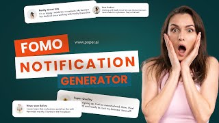 Fomo Notification Generator – Create Custom FOMO offers for Free screenshot 1