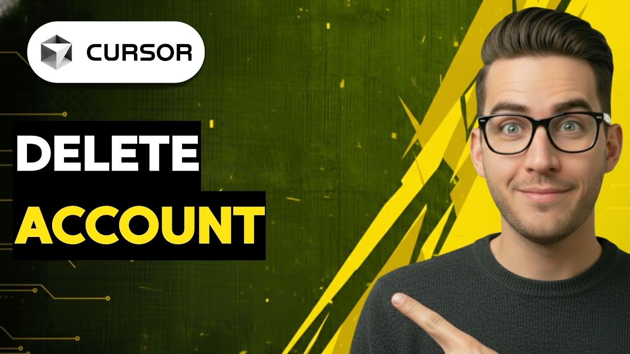 How to Delete Your Cursor AI Account [2026 Full Guide] - YouTube