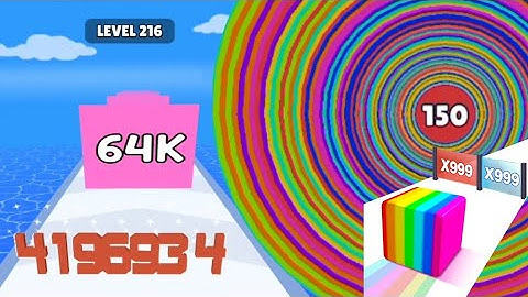 [New Record : Highest 4 M] Merge Master Number Run / Jelly Runner 3D Number Game / Level Up Circles