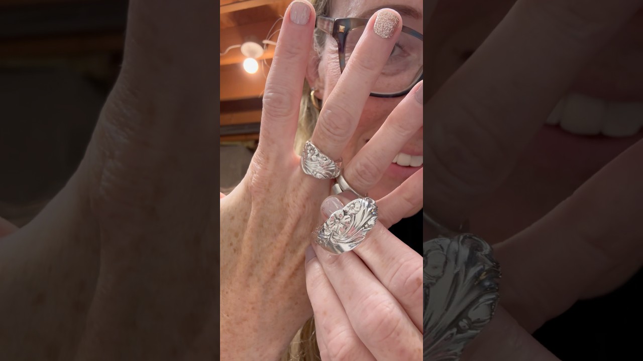 Делаем кольцо из винтажного серебра! 