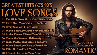 🎸 Greatest Hits Romantic Love Songs 💖 | Love Songs 80's 90's | Soft Rock Ballads Playlist Vol.92