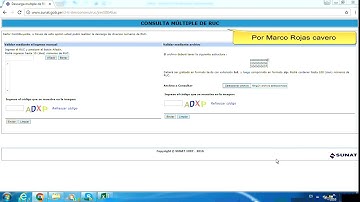 consulta masiva de RUC s