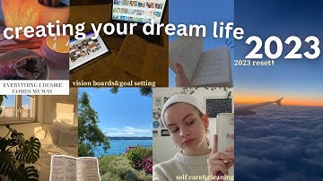 HOW TO MAKE 2023 YOUR BEST YEAR YET!!! vision board, becoming your best self & goal setting✨🤍