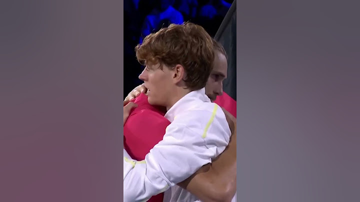 A lovely warm embrace between Jannik Sinner and Alexander Zverev ❤️ #AusOpen #Shorts