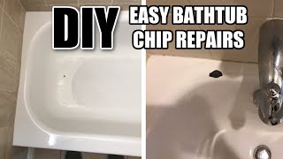 How to Repair a Chip in a Bathtub | Simple and Easy DIY Bathtub Chip Repair Process | DP TUBS