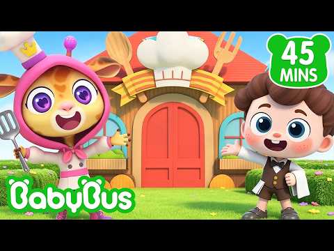 Cardboard Restaurant | Neo Had a Restaurant | Nursery Rhymes | Yes! Neo | BabyBus English