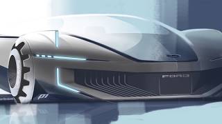 Super sports car design and sketch screenshot 5