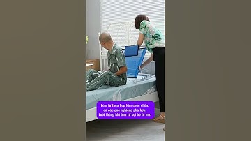 Ghế tựa lưng gấp gọn giúp ba tôi ngồi nghỉ ngơi và ăn uống tại giường  #ghetua #shortvideo