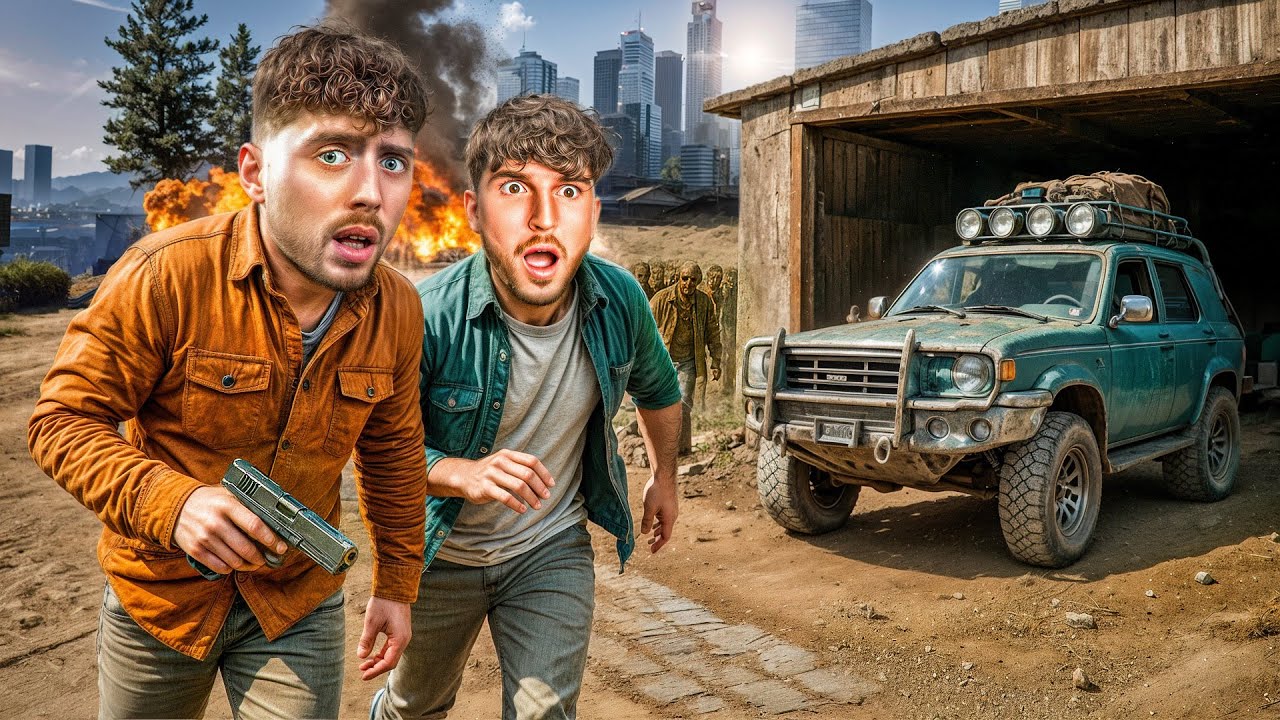 We Escaped A MASSIVE ZOMBIE HOARD.. (GTA 5)