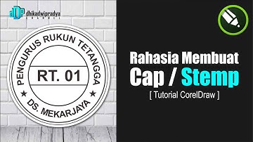 Belajar Membuat Desain Cap / Stempel Dengan Coreldraw 2018