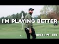 My golf is IMPROVING! #Break75 EP4