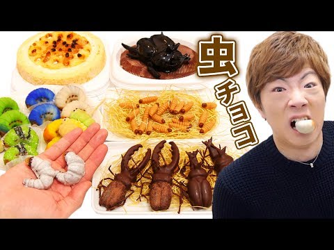 リアル過ぎる昆虫チョコレートたち