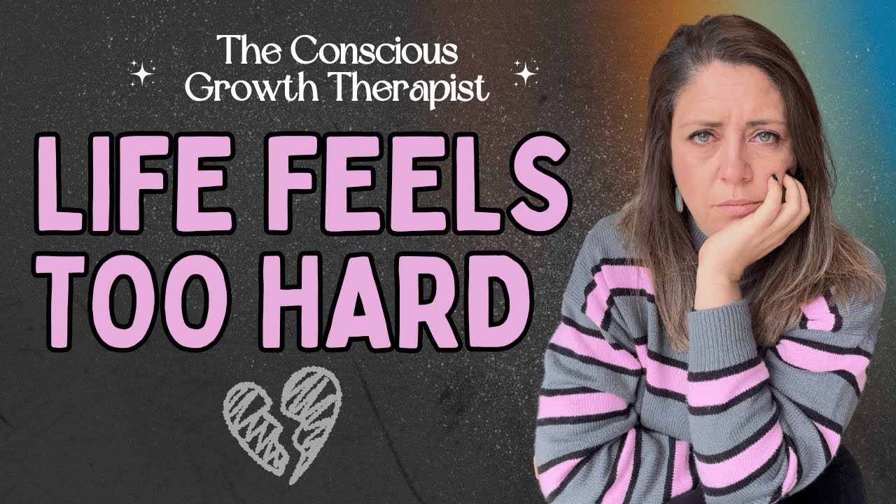 When Life Feels Too Hard – A Therapist’s Message to You 🖤 - YouTube