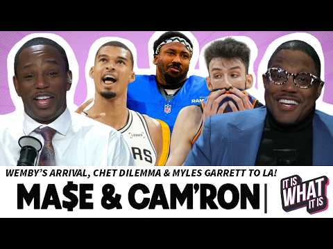 Thumbnail for WEMBY'S ARRIVAL,  THE THUNDER HAVE A CHET ISSUE & MYLES GARRETT HEADS TO LA! | S8 EP97