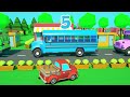 Old McDonald Song Wheels On The Bus Cars Eat Fruits And Get Bigger Nursery Rhymes Kids Songs