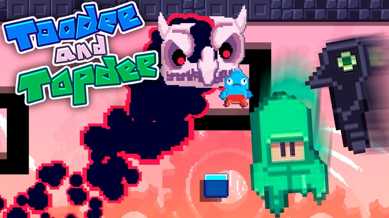 Бежим с Кар Карычем спасать Туди // Toodee and Topdee #4