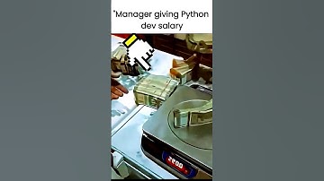 Manager Giving Python Developer Salary 😂 #coding #python #javascript #webdevelopment #html #rust