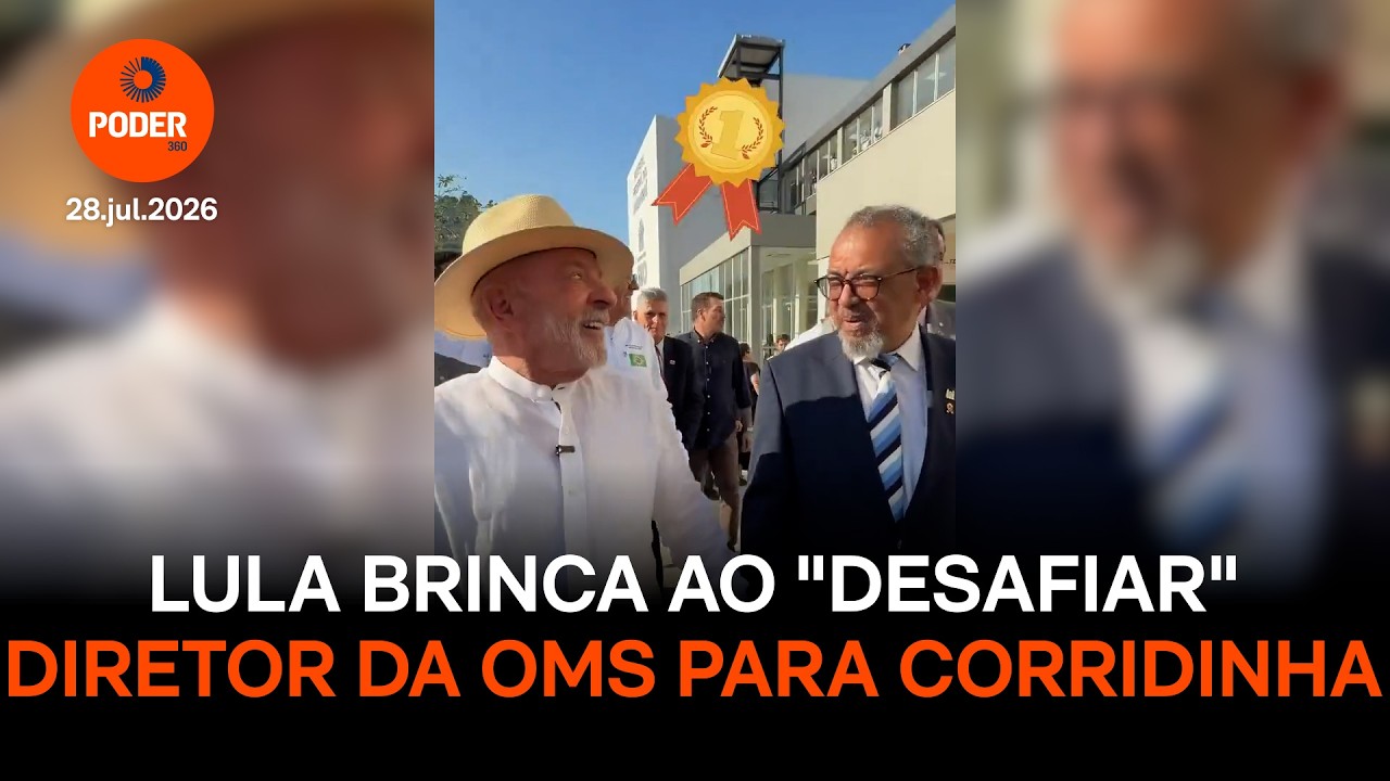 Lula brinca ao “desafiar” diretor da OMS para corridinha