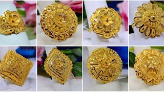 Trendy Gold Anguthi Design Collection 2023/Top Design/Bridal Gold Ring Design idea/Light weight ring