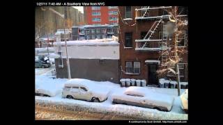 Time-Lapse of Thundersnow (1/26-27)