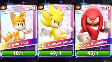 Sonic Dash - Movie 2 Event - Movie Tails, Movie Knuckles, & Movie Super Sonic Unlocked - Gameplay