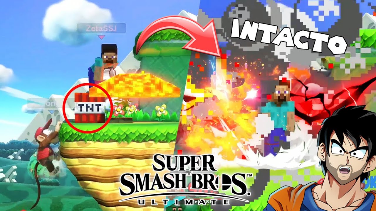 STEVE HACE DE LAS SUYAS EN EL ONLINE COMPETITIVO - Super Smash Bros ULTIMATE (Switch) | ZetaSSJ